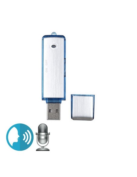 Dictaphone enregistreur audio clé usb 20 heures d'autonomie