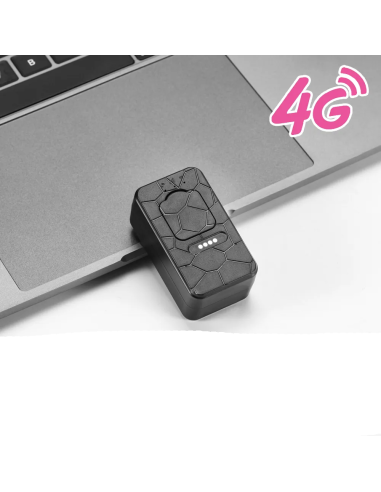 Traceur GPS 4G aimanté étanche avec micro...