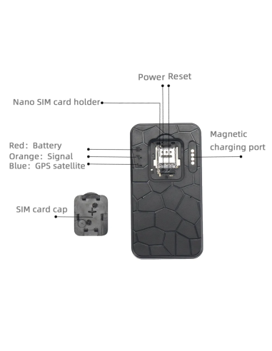 Traceur GPS 4G aimanté étanche avec micro...