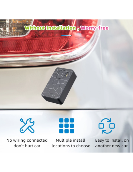 Traceur GPS 4G aimanté étanche avec micro autonome 100 jours