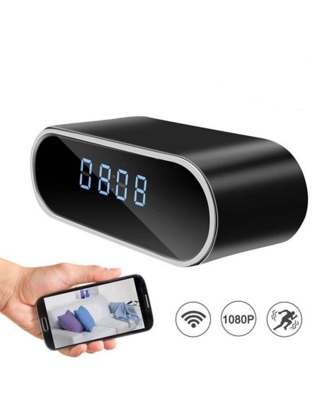 Horloge camera WIFI en Full HD
