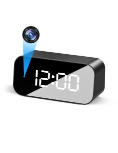 Horloge connectée caméra WiFi Full HD détection de mouvement