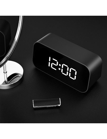 Horloge connectée caméra WiFi Full HD détection de mouvement